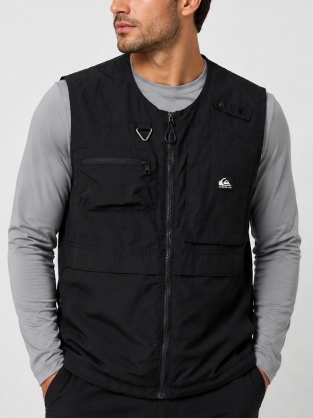 Quiksilver Men’s Black Utility Vest M (New Without Tag)